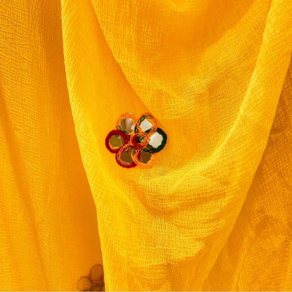 Pretty Chiffon Gota Work Chunni/Dupatta - Picture 5 of 10